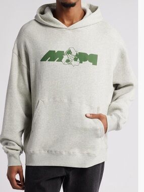Museum of Peace and Quiet Recycle Logo GraphicCotton Hoodie (x-small)